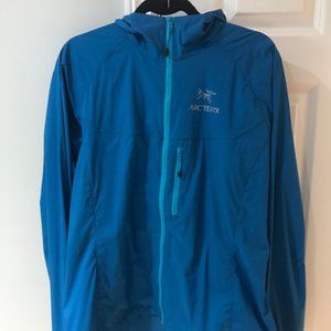 Womens Blue Arc'teryx Shell Hooded Jacket XL